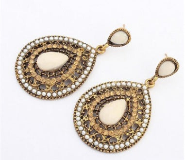 Atlas Nights Teardrop Earrings (Vintage-Inspired)