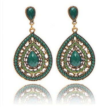 Atlas Nights Teardrop Earrings (Vintage-Inspired)