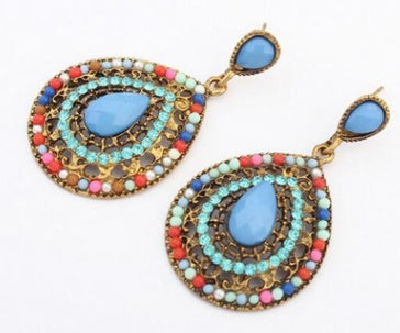 Atlas Nights Teardrop Earrings (Vintage-Inspired)