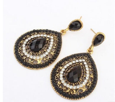 Atlas Nights Teardrop Earrings (Vintage-Inspired)